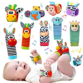 🐾 Sensory Fun for Tiny Toes & Wrists – Baby Rattle Socks & Bands! 🎶🧦 - ThiGui